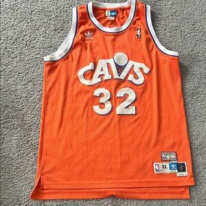 Adidas Orange Cavs Basketball Jersey